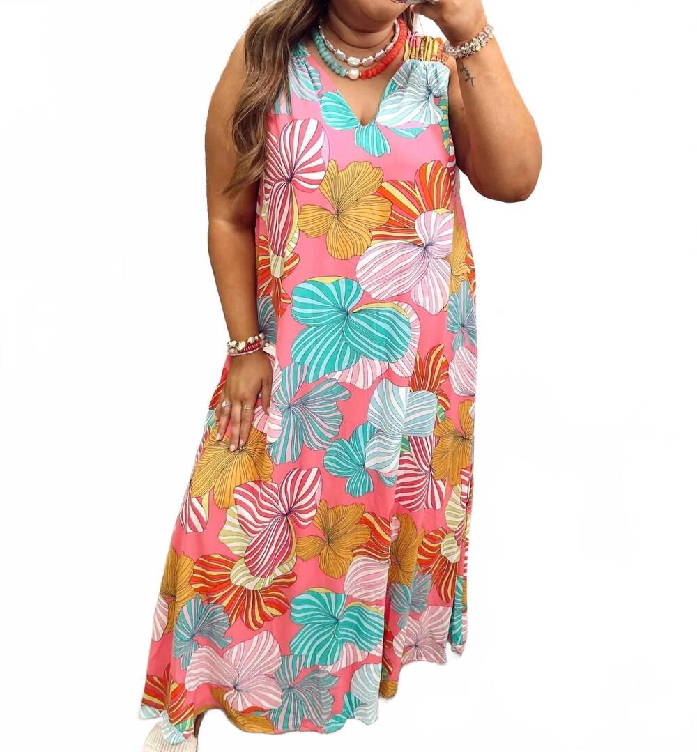 NEW ADRIENNE ruched strap dress in lipstick bows
